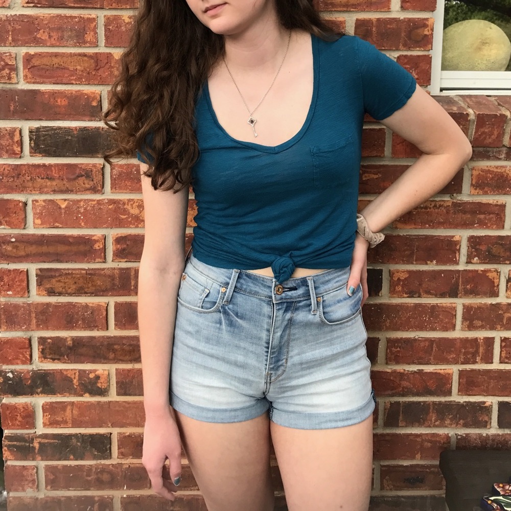 Aerie Soft Wide-Neck Tee